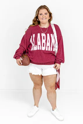 Alabama State Pride Sweatshirt Curves