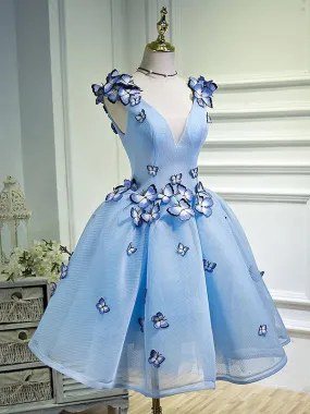 Blue Chic Homecoming dress Cheap Party Homecoming Dress ER038