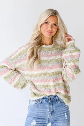 Bright And Cozy Striped Sweater