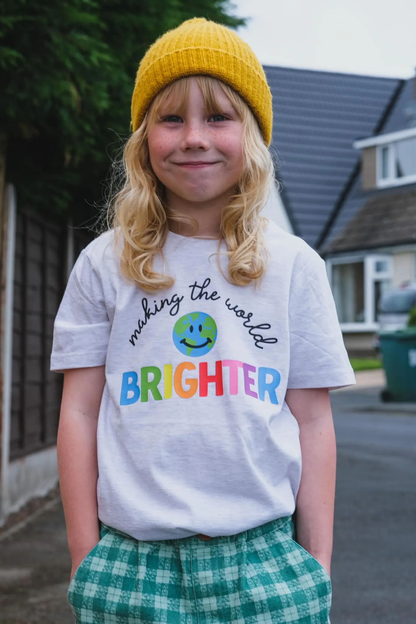 Brighter world Short Sleeve kids T-Shirt