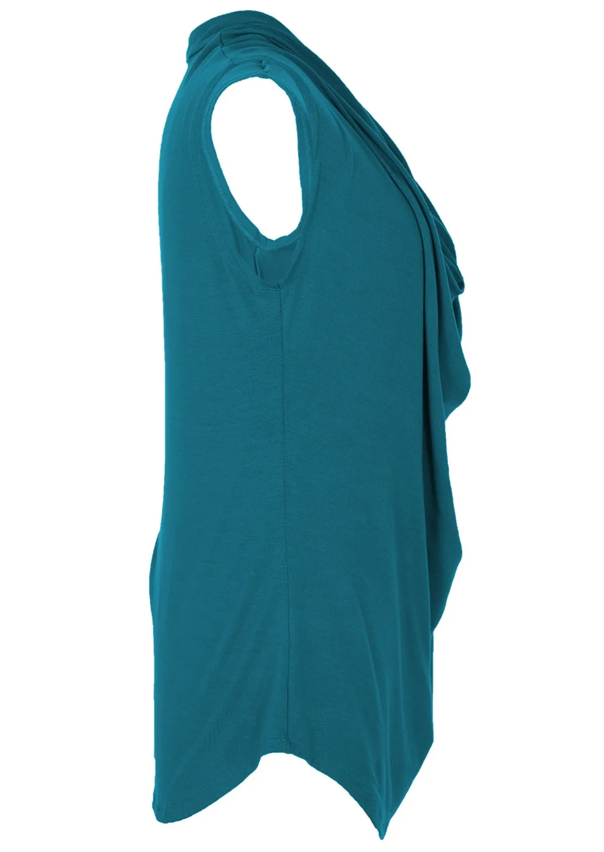 Cowl Neck Top Teal