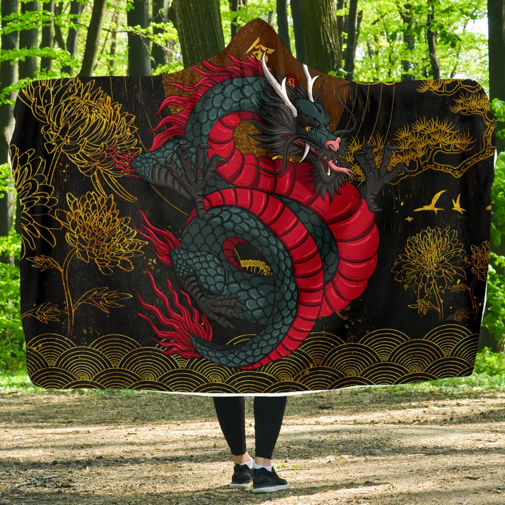 Dragon Hooded Blanket