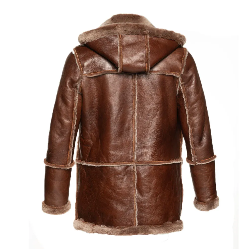 Eamon Brown duffle shearling jacket