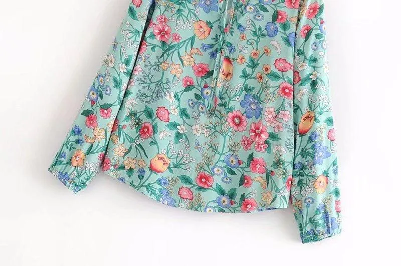 FLORAL BOHO BLOUSE