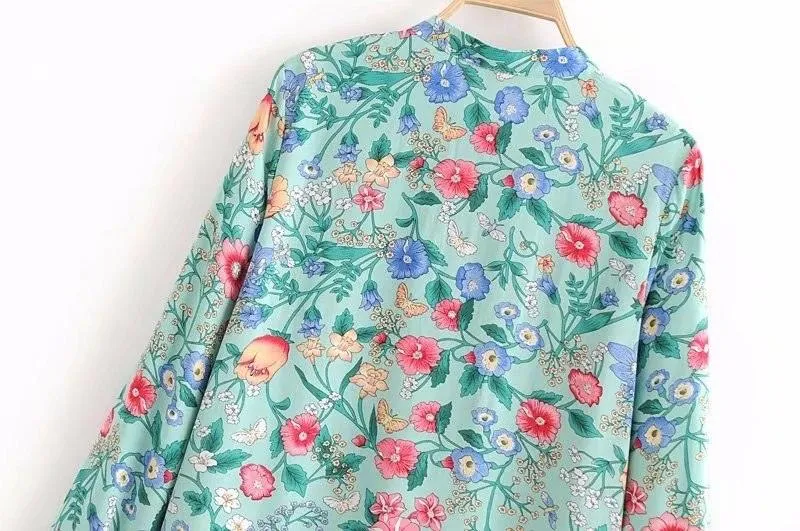 FLORAL BOHO BLOUSE