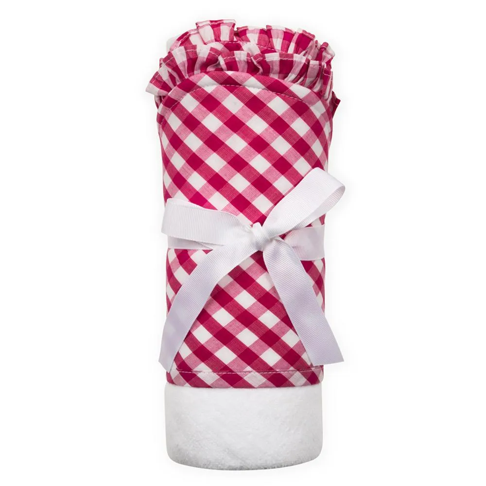 Gingham Hooded Towel