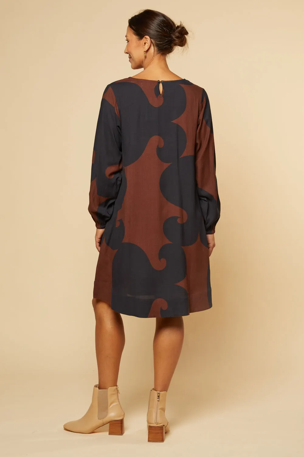 Hazel Short A-Line Tunic Dress in Soho