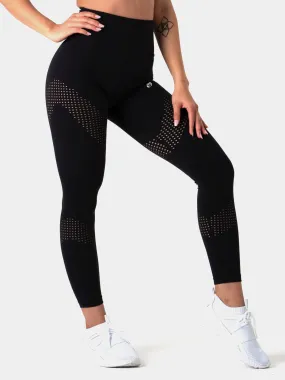 Pastels High Waisted Leggings -Black