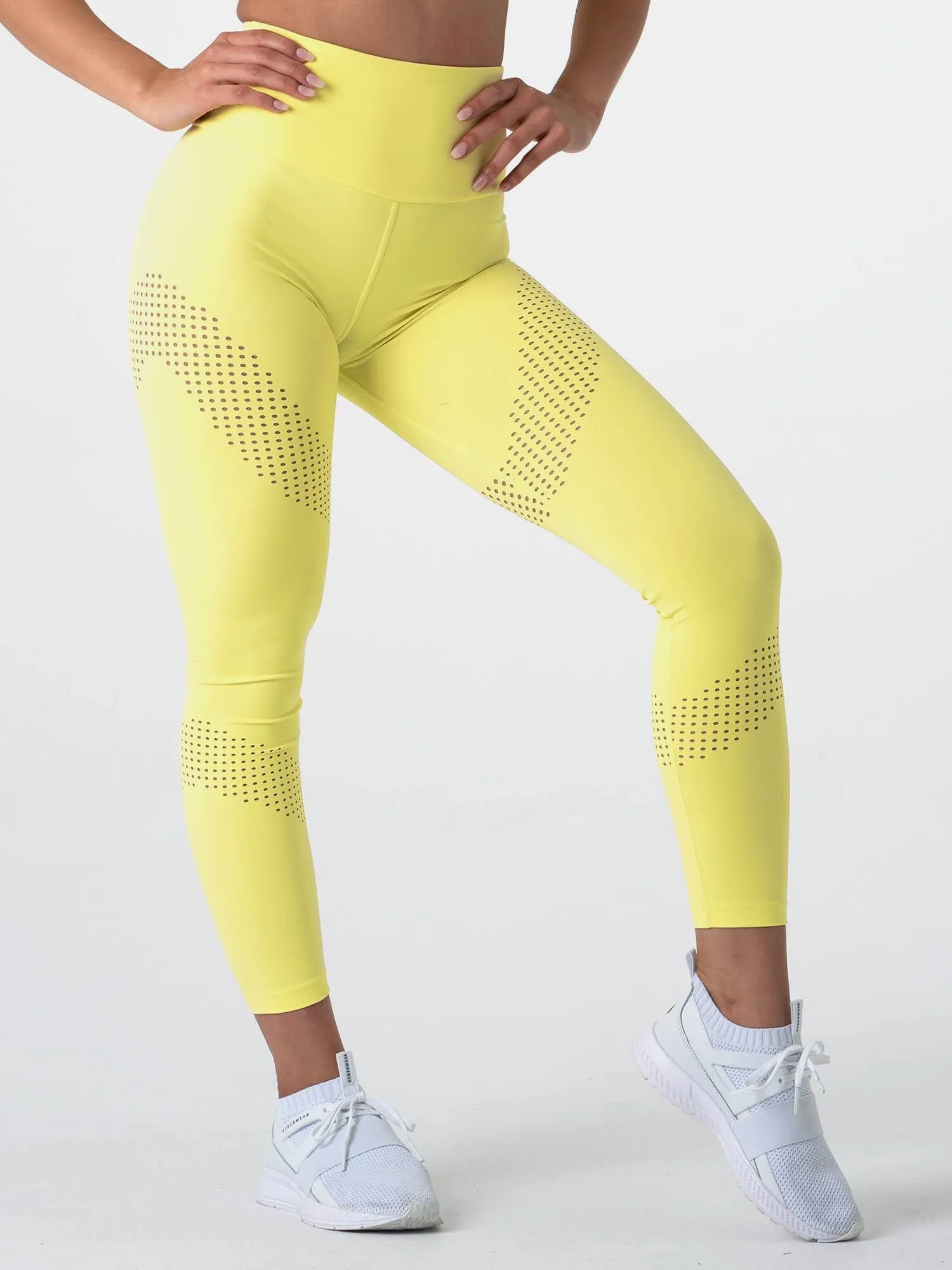 Pastels High Waisted Leggings -Black