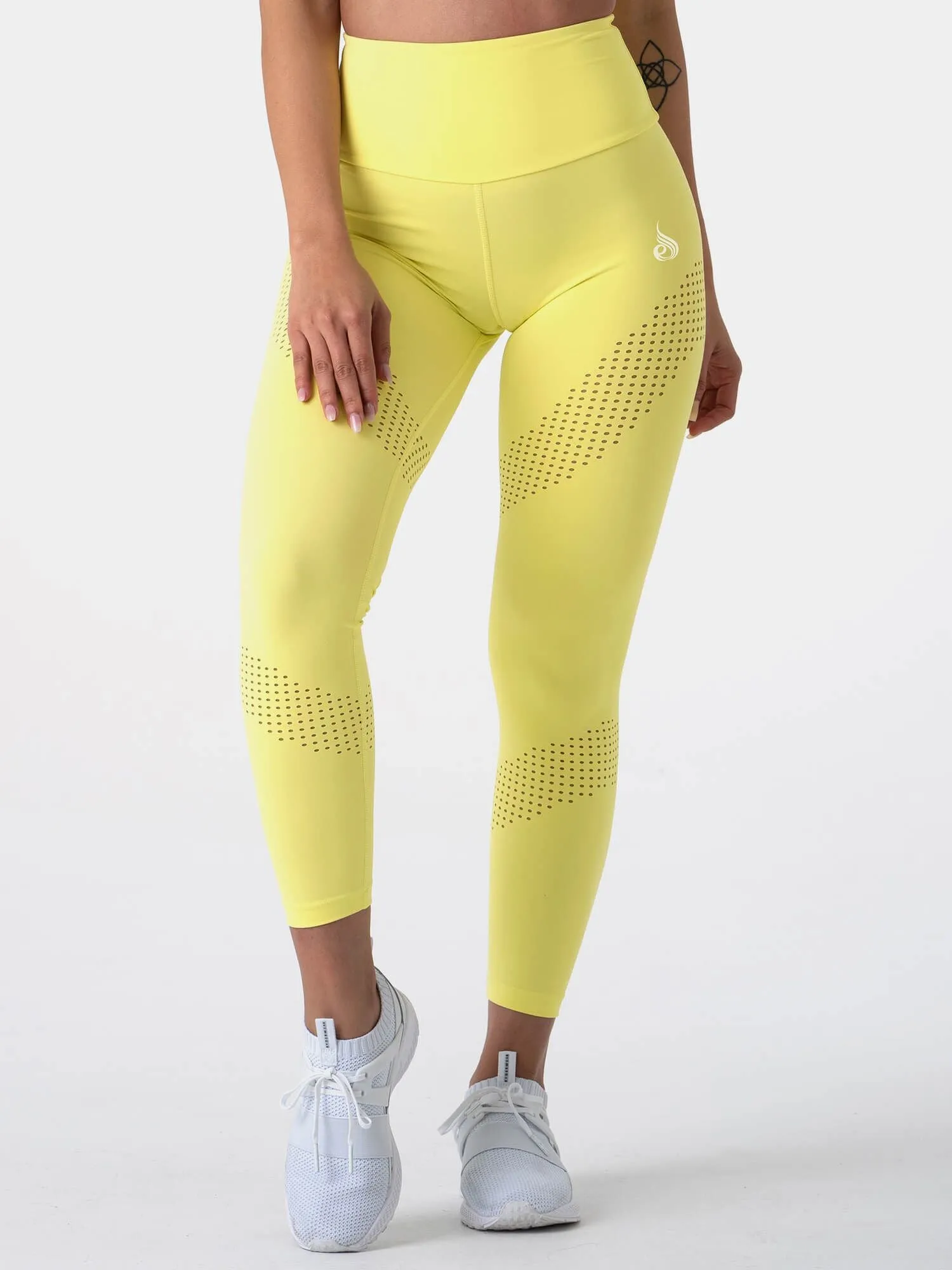 Pastels High Waisted Leggings -Black