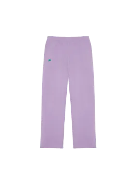 Recycled Cashmere Loose Track Pants—orchid purple