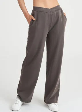 Washed Wrap Waist Pant